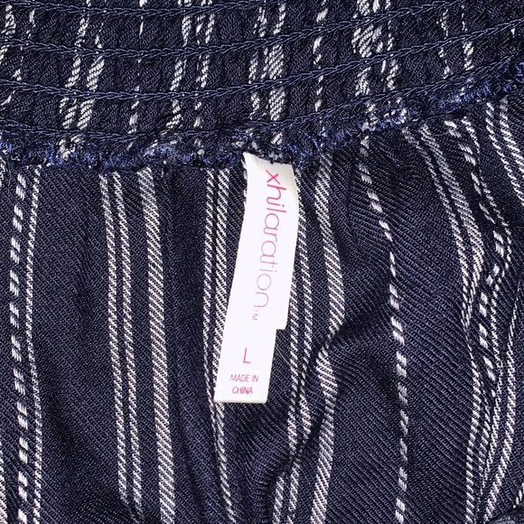 Striped off the shoulder long sleeve - Picture 5 of 6